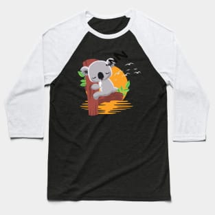 Koala sleeping Baseball T-Shirt